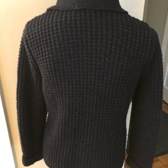 Zara Navy Knit Sweater Size S Wardrobe staple! - Picture 7 of 8